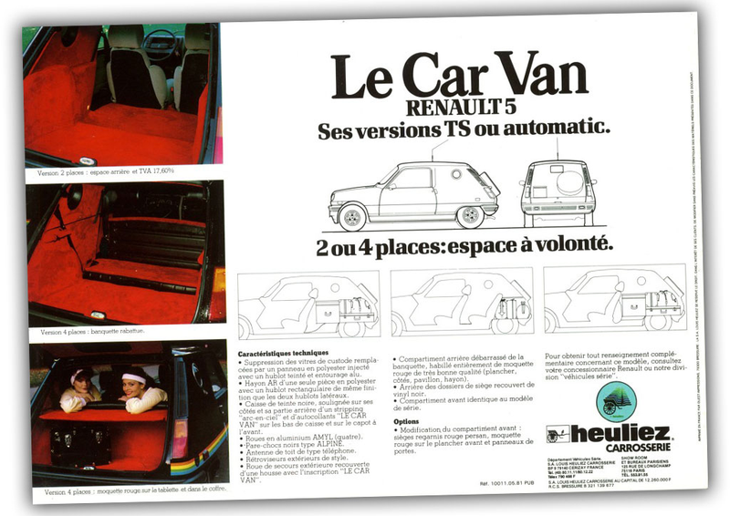 Illustration for article titled This Renault LeCar Van Is The Tiny French Sex Van You Deserve
